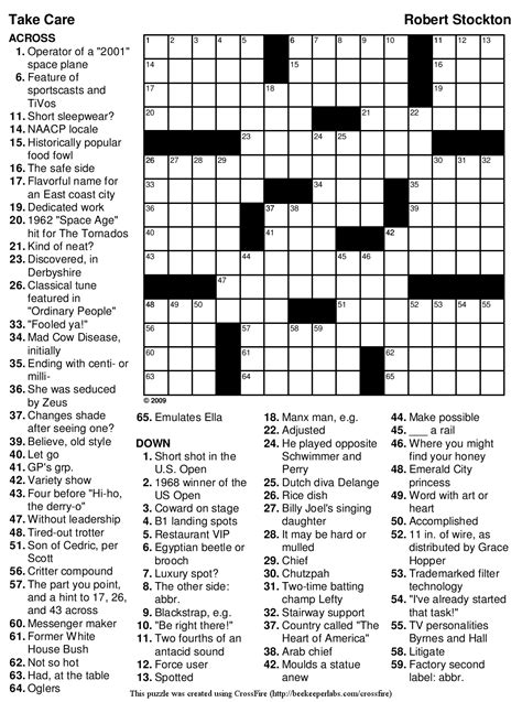 a few crossword clue|a few crossword puzzle answers.